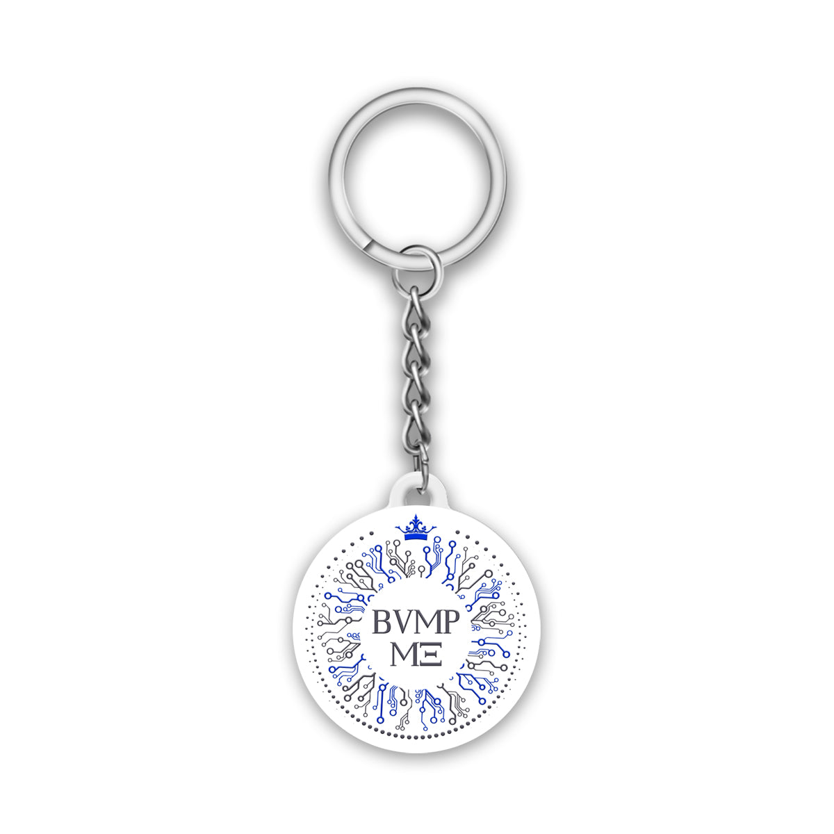 BVMP ME Keychain White/Blue - BVMP ME