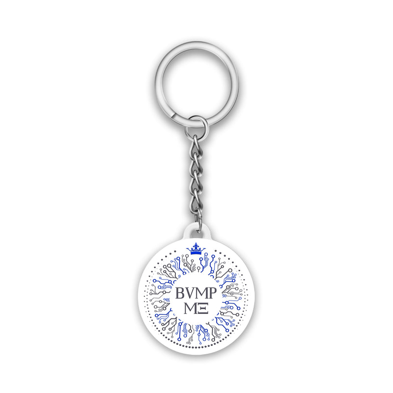 BVMP ME Keychain White/Blue - BVMP ME