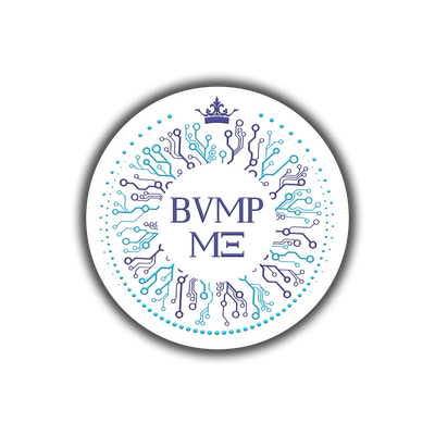 BVMP ME Tag White/ Purple-Teal - BVMP ME